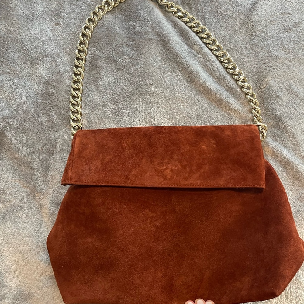 Karen Millen suede bag